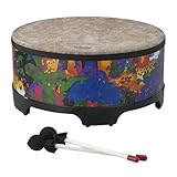 Remo Kids Percussion Gathering Drum - Fabric Rain Forest, 16"
