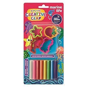 Pidilite Rangeela Creative Clay Pack : Marine Life (100gm)