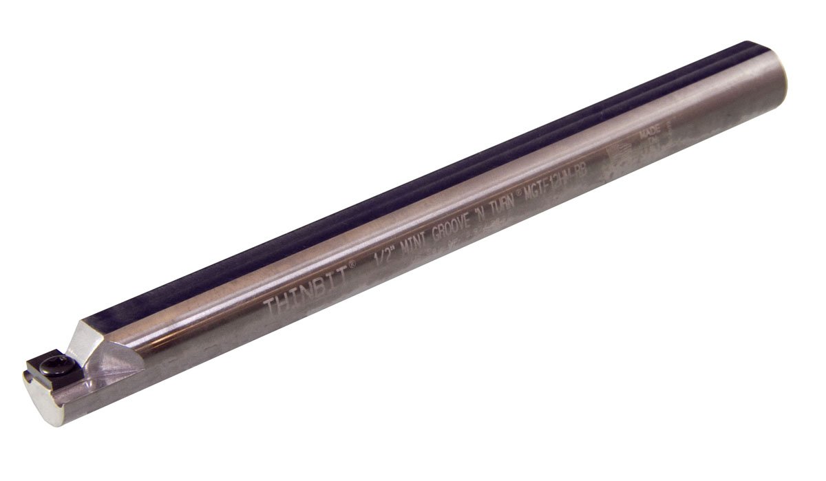 THINBIT MGTF12HM Heavy Metal Internal Face Grooving Bar, 1/2" Diameter