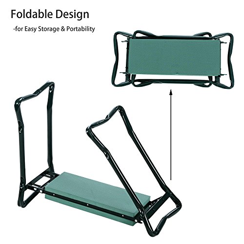 Garden Kneeler Seat Bench Heavy Duty, Sturdy and Lightweight Garden