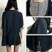 Women's Top,Embroidered Tunic Peasant Tops Tees Loose Linen Blouse Casual T-Shirt
