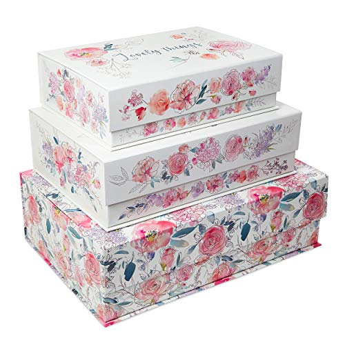 TriCoastal Design Decorative Nesting Storage Boxes with