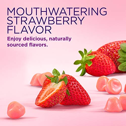 Nature's Bounty Hair, Skin & Nails with Biotin, Strawberry Gummies Vitamin Supplement, Supports Hair, Skin, and Nail… - Image 5