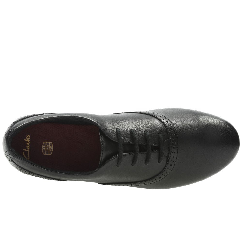 clarks jules walk black leather