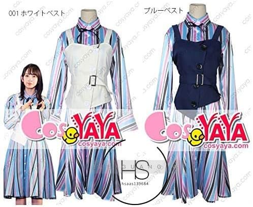 Amazon 日向坂46 デビューシングル キュン Mv衣装 縞柄ワンピース 元けやき坂46コスプレ衣装 1着風 コスプレ 仮装 通販