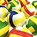 Akusety Mini Sports Stress Balls Volleyballs Fun, 12-Pack Foam Ball 2.5” Relaxable Stress Relief Squeeze Balls