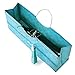 Cakewalk Turquoise Quilted Wine Purse Bag, Blue,