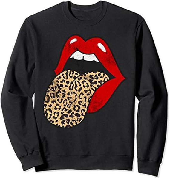 tongue sweatshirt