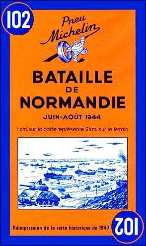 Michelin Battle Of Normandy Map No102 Michelin