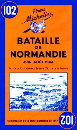 Michelin Battle of Normandy Map No.102 by Michelin