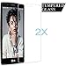 AILUN Screen Protector for LG G4 2 Pack Tempered Glass 9H Hardness 2.5D Edge Ultra Clear Transparency Anti Scratches Case Friendly Siania Retail Package