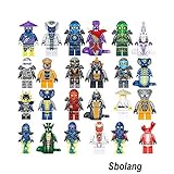 Sbolang Ninjago Mini Figures Building Blocks Toys Set (24pcs)