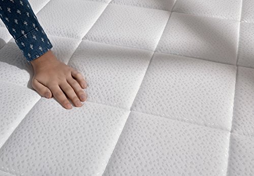 naturalex Aura | Extra Padded Layered Memory Foam + Limited Edition Blue Latex Mattress | EU Size 105x200cm | Dual Season Multi Zone Ergonomic Support for Back Pain | Certified Pure