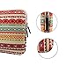 Kamor Bohemian Style Canvas Fabric Sleeve Case for 13.3 inch MacBook Air and MacBook Pro with Adapter Bag