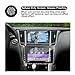 RUIYA 2016 2017 2018 Infiniti Q50 Q60 Car Navigation and Bottom Touch Screen Protective Film Combined Package (Pack of 2),8-Inch Clear Tempered Glass HD and Protect Your Eyes