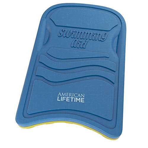 American Lifetime Kickboard - Lightweight Foam Swim Board - Swimming Training Aid for Adults and Kids, Blue