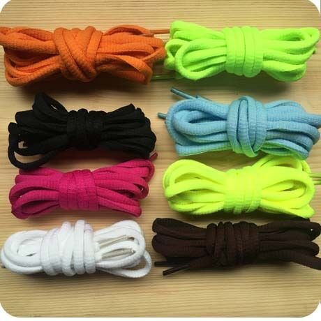 Marketty 20 Pairs 20 Color 5/16" Width Round Shoelace for Sneakers Boots Skateboard Hiking Sport Shoe (20 Random color out of 30） - Thumbnail 2