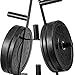 PAPABABE Olympic Weight Plate Rack Weight Plate Tree 2 inch for Bumper Plates Free Weight Standthumb 1