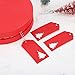 Sumind 100 Pack Paper Gift Tags Crafts Tags Hollow Christmas Tree Design Hang Labels with 30 Meters Twine for Christmas Wedding Favor (Red)