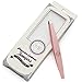 Eyebrow Tweezers | Precision Slanted Tweezers for Ingrown Hair and Brow Plucking | Perfectly Aligned Slant Tip with Strong Grip | Removal of Splinters, Ticks & Glass – Light Pink