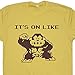 XL - It's On Like Kong T Shirt Arcade Gamer Computer Geek Old School Vintage Retro Mens Womens Kids Shirtmandude