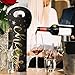 Juvale 2-Pack Cheers Gold Foil Insulated Neoprene Single Bottle Wine Tote Carrier Bags with Handles for Travel, Holds One 750ml Bottle