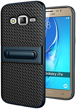 Aeman Galaxy J7 Case, Dual Layer Rugged Hybrid Scratch Resistant Armor with Kickstand Protective Back Cover for Samsung Galaxy J7 J710 2016 Edition Metal