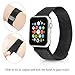 Tranesca Fully Adjustable Watch Band with Magnetic Clasp Made of Top Grade Stainless Steel for 42mm Apple Watch Series 3 2 1(2 Pack, Silver+Black)