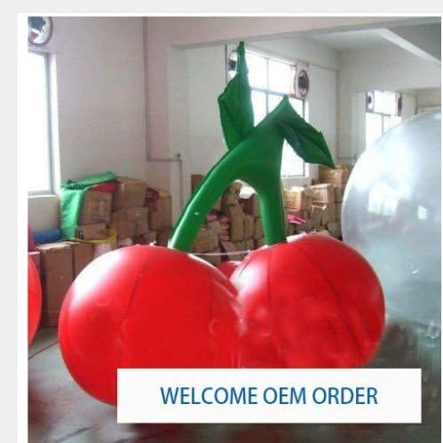 KUNHEWUHUA 1m Inflatable Cherry Balloon without blower 3葬