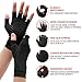 Copper Compression Arthritis Gloves, Best Copper Infused Glove for Women and Men, Fingerless Arthritis Gloves, Pain Relief and Healing for Arthritis, Carpal Tunnel, 1 Pair