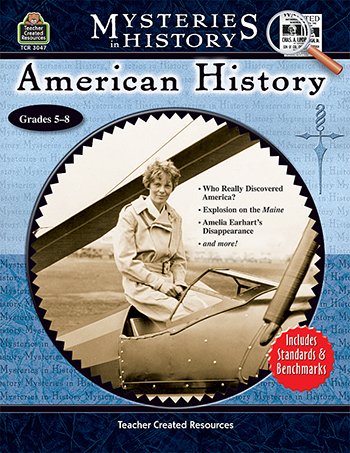 Teacher Created Resources Mysteries in History Series – American History Workbook