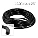 ADFORS Spline, .160" x 25', Black primary