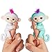 Fingerlings - Interactive Baby Monkeys 2 Pack- Sophie (White with Pink Hair) & Zoe (Turquoise with Purple Hair)- by WowWee