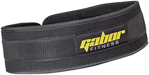 Gabor Fitness 4-Inch Epic Performance Low Profile Weightlifting Lifting Belt