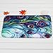 Sunward Fashion New Anti-skid Mat ,Indoor Bath Rug Shower Non-slip Floor Carpet Decor Mat Outdoor Doormat (purple peacock feather)