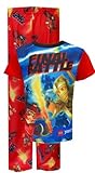 Lego Ninjago Little Boys' Pajama Set, Red, 6-7