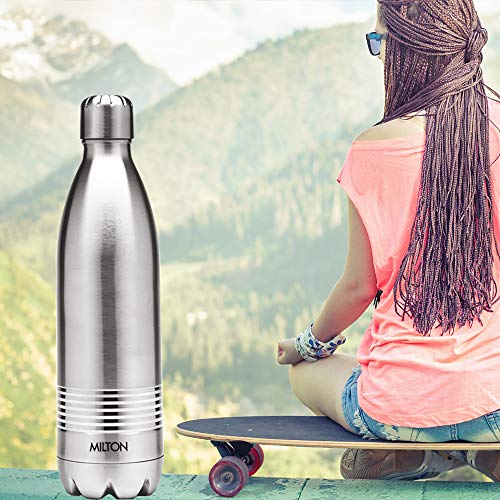 Milton Thermosteel Duo 500 DLX Bottle, 500ml, Silver OfferZone