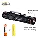 Favormates Adjustable Focus Mini LED Outdoor Torch,Waterproof Flashlight, 3 Modes, and FREE LED Flashlight eBook – Perfect for Camping, Hunting, Fishing, Biking, and Hiking