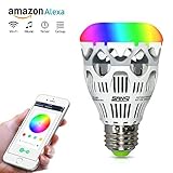 LOFTEK-SANSI 10W RGBW light Bulbs, Wifi Smart Led Bulbs, 800 lumen dimmable colorful party lighting with APP control function