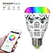 LOFTEK-SANSI 10W RGBW light Bulbs, Wifi Smart Led Bulbs, 800 lumen dimmable colorful party lighting with APP control function