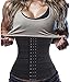 Junlan Waist Trainer, Corset Cincher Body Slimmer Shaper Tummy Control for Women (2XL) Black