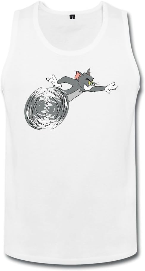 Kaixuan Custom Made Mens Tom And Jerry Tank Top Tee Shirts