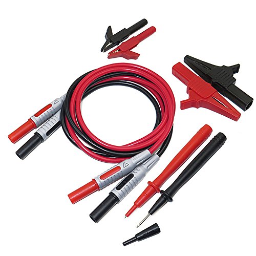 Yakamoz 8-in-1Test Lead kit Automotive Test Probe Kit Universal Multimeter probe leads Banana Plug