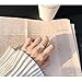 Egnaro Silicone Wedding Ring for Women,Seamless Thin and Stackble Braided Rubber Wedding Bands Rubber Rings for Women