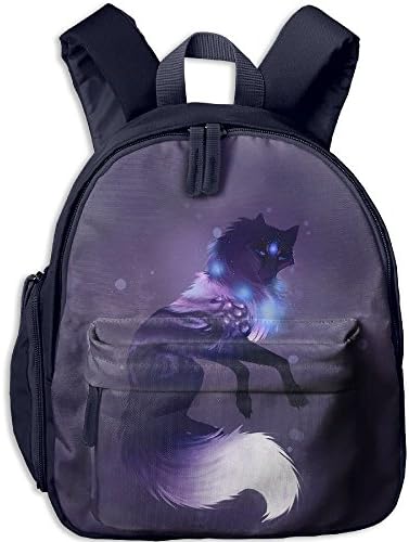 Magic Wolf 3D Printed Student Schoolbag Zipper Bookbags Book Bags Backbag For Teen Girl Boys