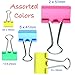 60 Count Metal Binder Clips in Assorted Sizes