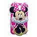 Jicheng Electronic Samsung Galaxy Mega 6.3 i9200 Sit Minnie Mouse Case,3D Cartoon Sit Minnie Mickey Mouse Silicone Case for Samsung Galaxy Mega 6.3 i9200 9200 Rose