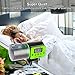 Digital Automatic Fish Feeder 200ml Mass Storage LCD Display Smart Moisture proof Electric Timer Everyday Fish Feeder Food Dispenser Vacation &Weekend Aquarium and Fish Tank for Fish, Turtle, Shrimp