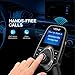 Bluetooth FM Transmitter for Car, Bluetooth Car Adapter Kit, 1.44 inch Display, Supports SD TF Cards, with AUX Input, All Smartphones iPods, FM Transmitter Bluetooth