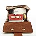 LXFF Mens Genuine Leather Fanny Pack Waist Bag Belt Pouch Bum Bags for Men Vintage Brown